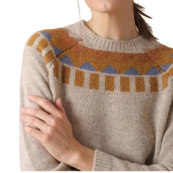 Indi & Cold Geometric Pattern Sweater - Picture 2 of 13